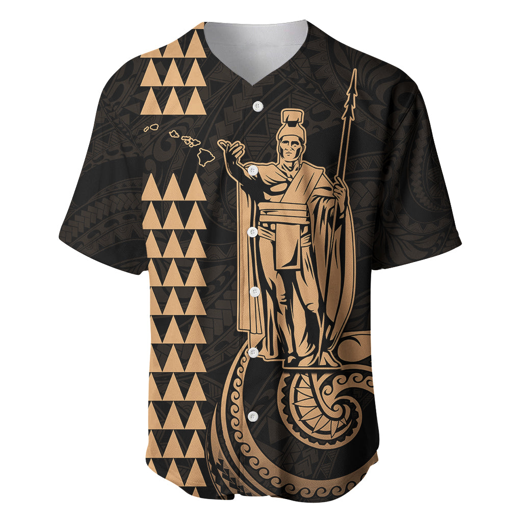 Custom Hawaii Baseball Jersey King Kamehameha - Nude LT9 - Wonder Print Shop