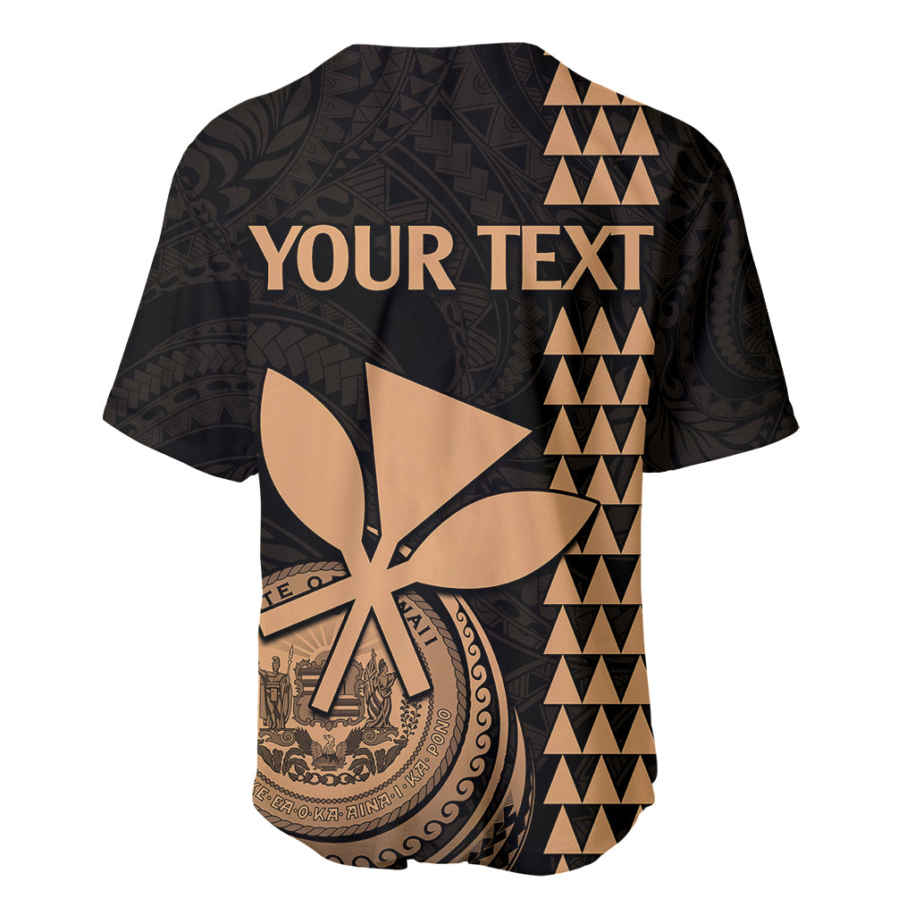Custom Hawaii Baseball Jersey King Kamehameha - Nude LT9 - Wonder Print Shop