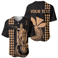 Custom Hawaii Baseball Jersey King Kamehameha - Nude LT9 - Wonder Print Shop