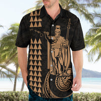 Custom Hawaii Hawaiian Shirt King Kamehameha - Nude - Wonder Print Shop
