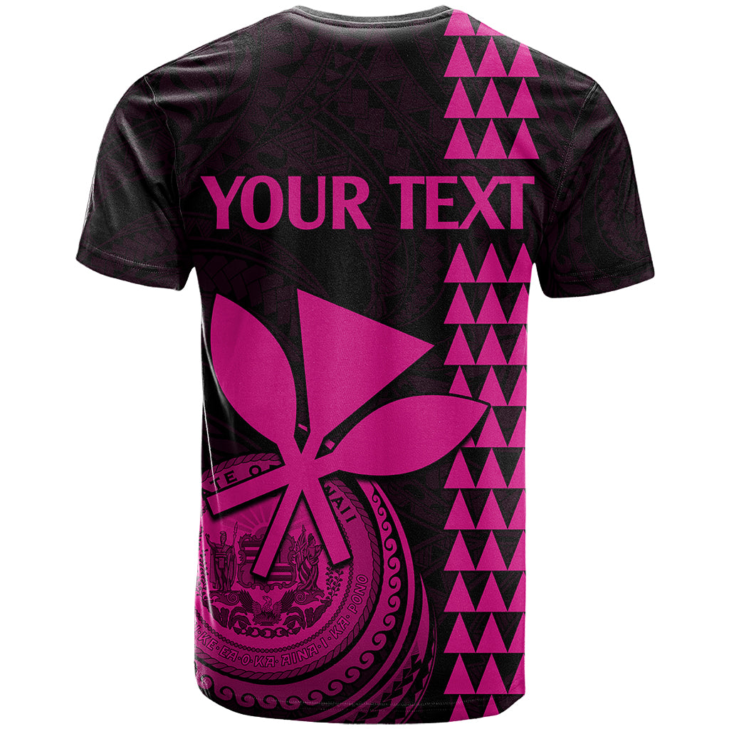 Custom Hawaii T Shirt King Kamehameha - Pink - Wonder Print Shop