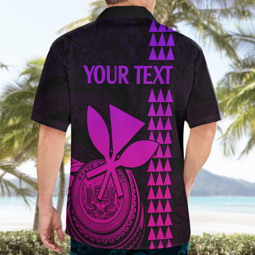 Custom Hawaii Hawaiian Shirt King Kamehameha - Pink Gradient - Wonder Print Shop