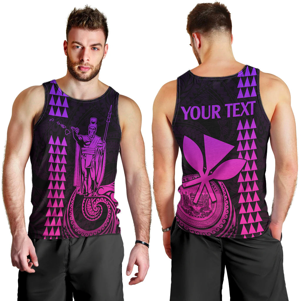 custom-hawaii-men-tank-top-king-kamehameha-pink-gradient