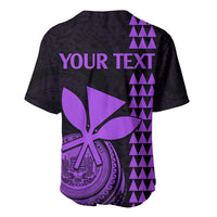 Custom Hawaii Baseball Jersey King Kamehameha - Purple LT9 - Wonder Print Shop