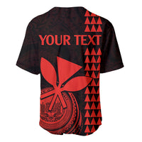 Custom Hawaii Baseball Jersey King Kamehameha - Red LT9 - Wonder Print Shop