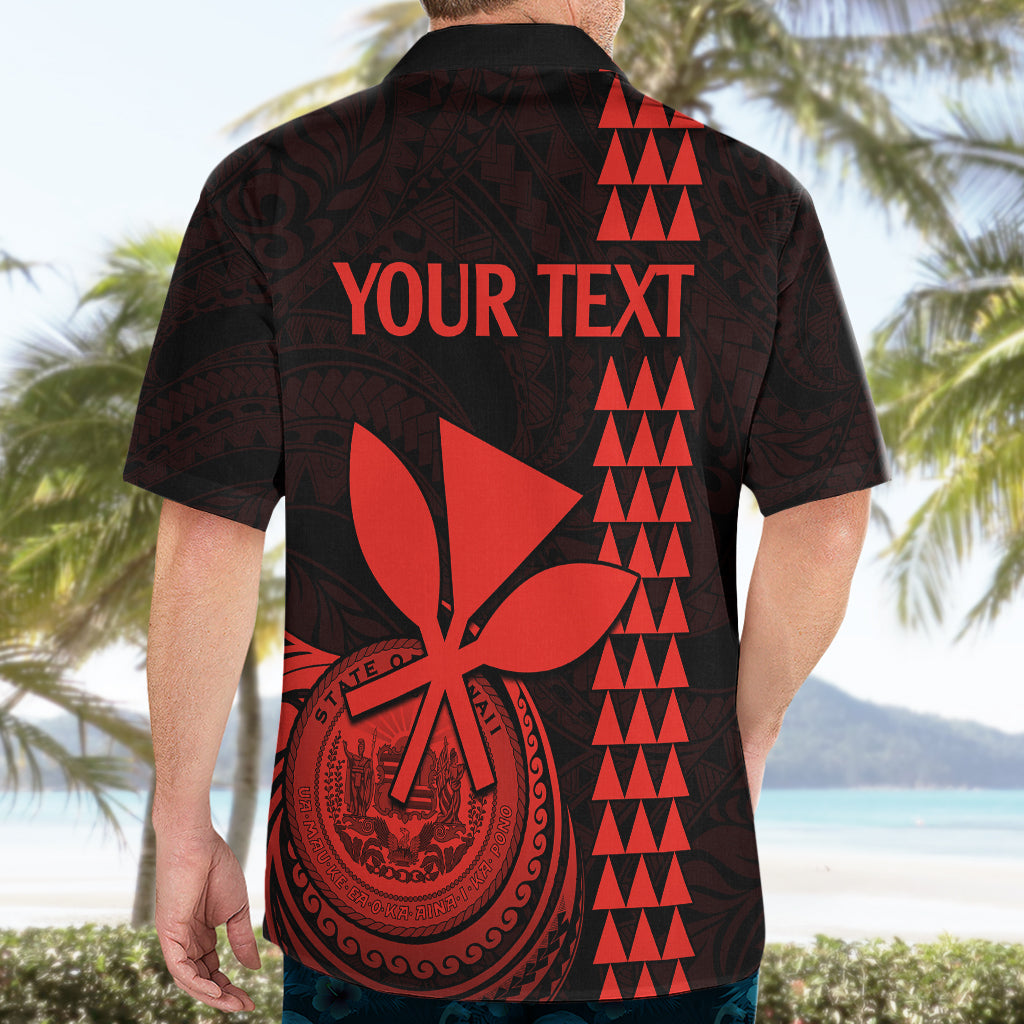 Custom Hawaii Hawaiian Shirt King Kamehameha - Red - Wonder Print Shop