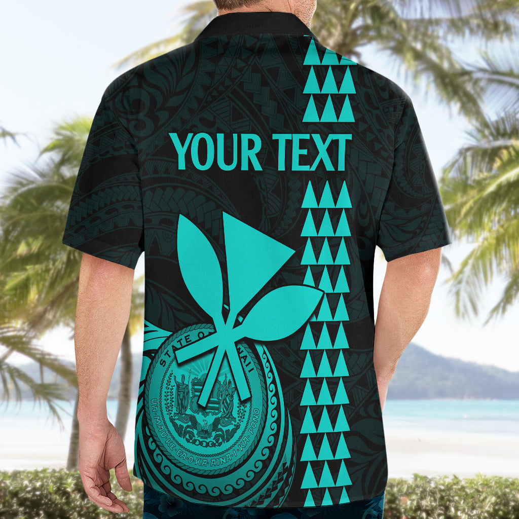Custom Hawaii Hawaiian Shirt King Kamehameha - Turquoise - Wonder Print Shop