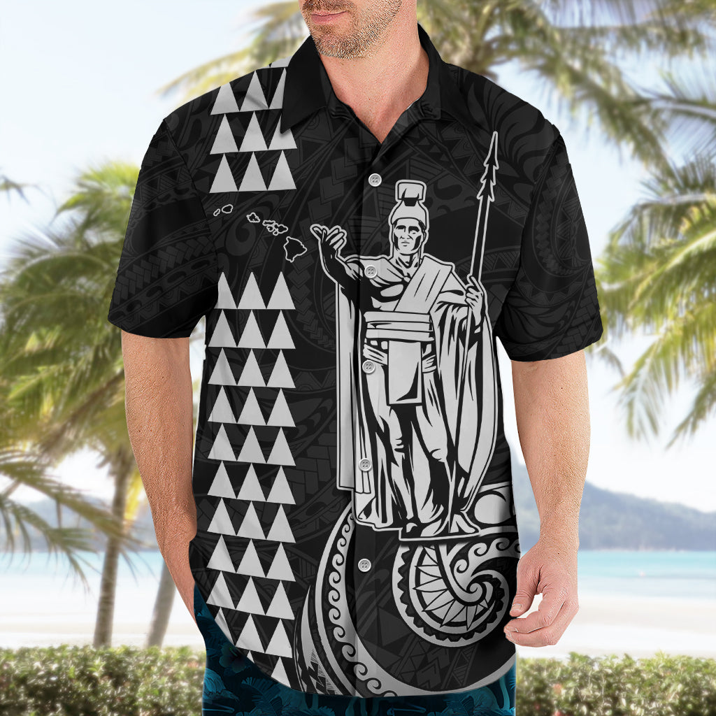 Custom Hawaii Hawaiian Shirt King Kamehameha - White - Wonder Print Shop