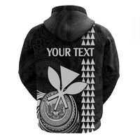Custom Hawaii Hoodie King Kamehameha - White - Wonder Print Shop