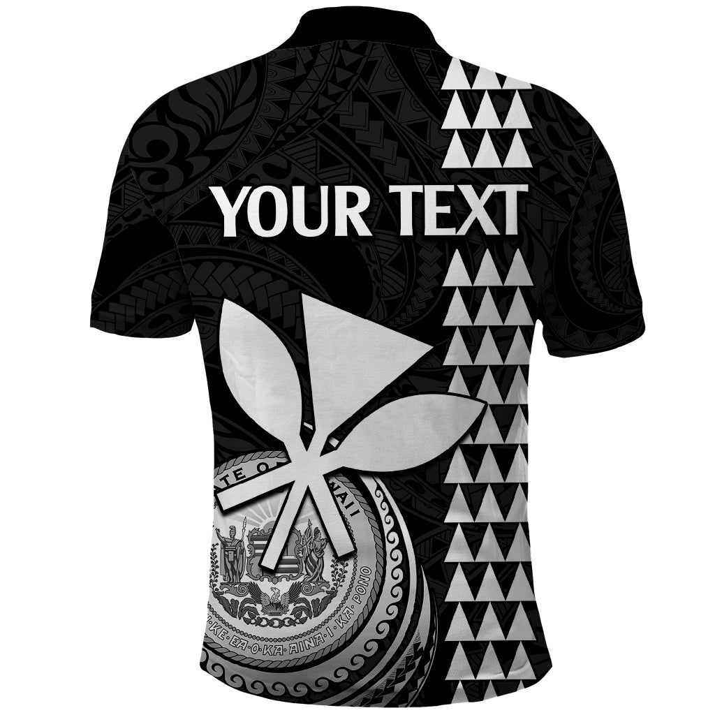 Custom Hawaii Polo Shirt King Kamehameha - White - Wonder Print Shop
