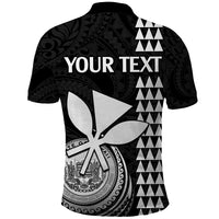 Custom Hawaii Polo Shirt King Kamehameha - White - Wonder Print Shop