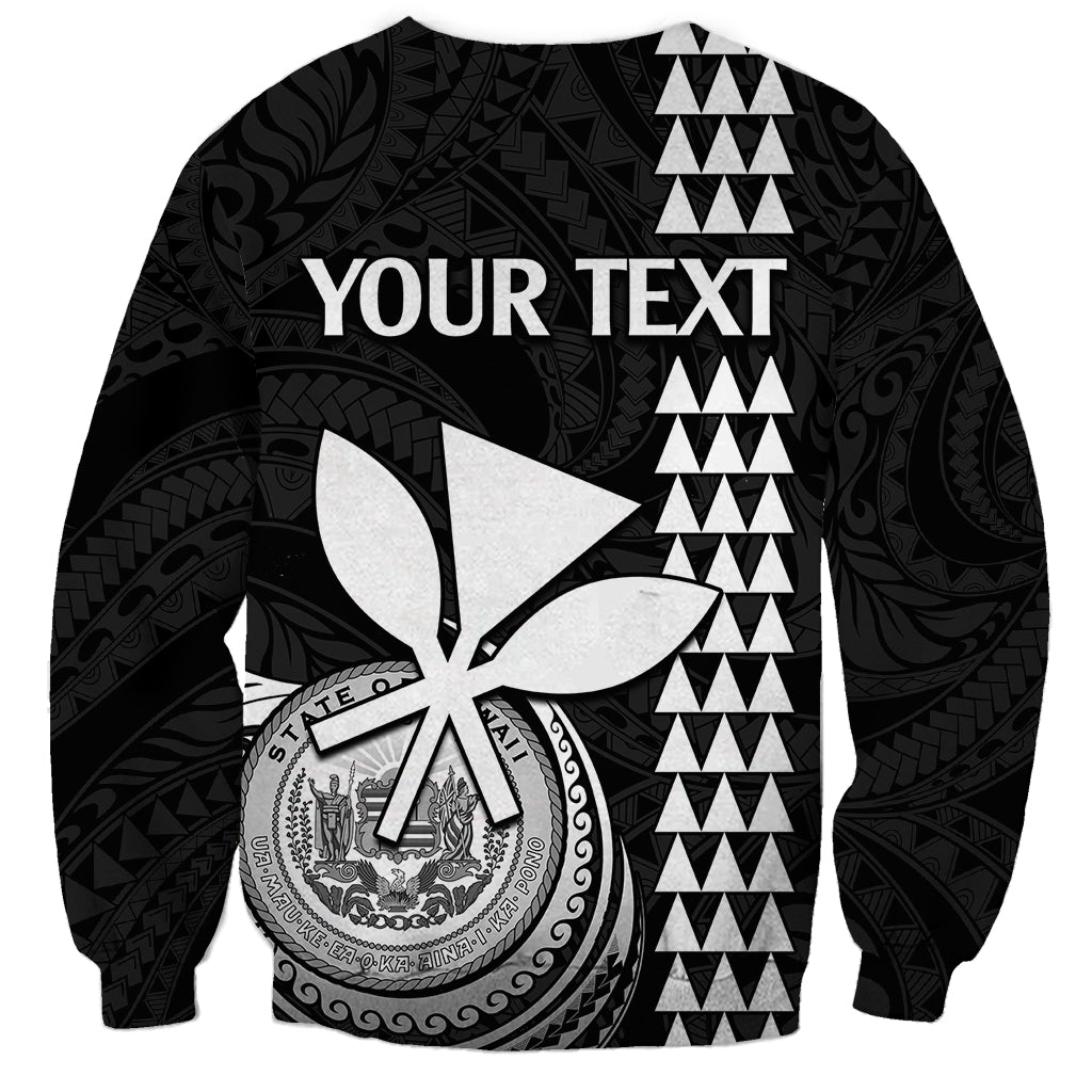 Custom Hawaii Sweatshirt King Kamehameha - White - Wonder Print Shop