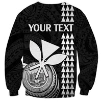 Custom Hawaii Sweatshirt King Kamehameha - White - Wonder Print Shop