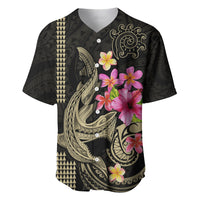 Custom Polynesian Baseball Jersey Hawaiian Warriors with Tribal Shark Tattoos - Nude LT9 - Wonder Print Shop