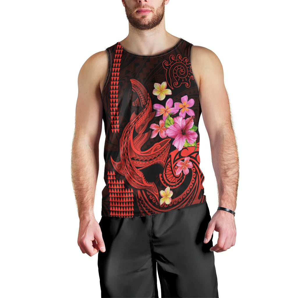 custom-polynesian-men-tank-top-hawaiian-warriors-with-tribal-shark-tattoos-red