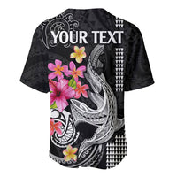 Custom Polynesian Baseball Jersey Hawaiian Warriors with Tribal Shark Tattoos - White LT9 - Wonder Print Shop