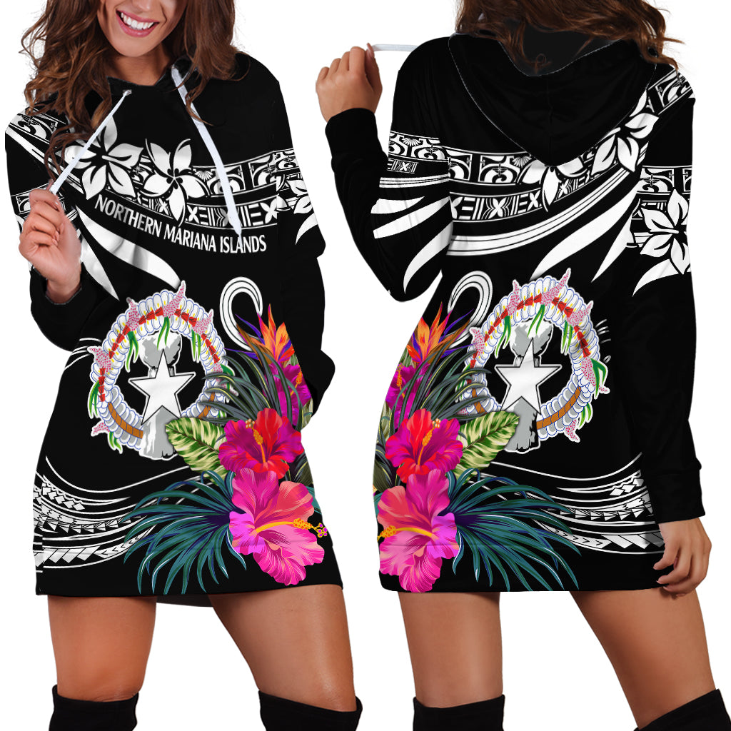 Northern Mariana Islands Hoodie Dress Happy Independence Day - Wonder Print Shop