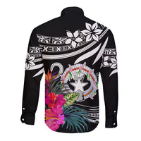 Northern Mariana Islands Long Sleeve Button Shirt Happy Independence Day - Wonder Print Shop