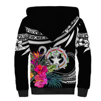 Custom Northern Mariana Islands Sherpa Hoodie Happy Independence Day - Wonder Print Shop