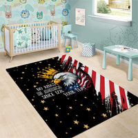 No Kings In America Since 1776 Area Rug We The People USA Flag - Wonder Print Shop