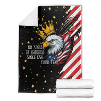 No Kings In America Since 1776 Blanket We The People USA Flag - Wonder Print Shop