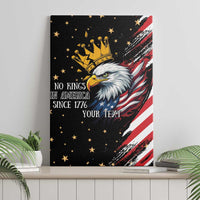 No Kings In America Since 1776 Canvas Wall Art We The People USA Flag - Wonder Print Shop
