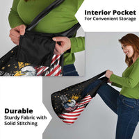 No Kings In America Since 1776 Grocery Bag We The People USA Flag - Wonder Print Shop