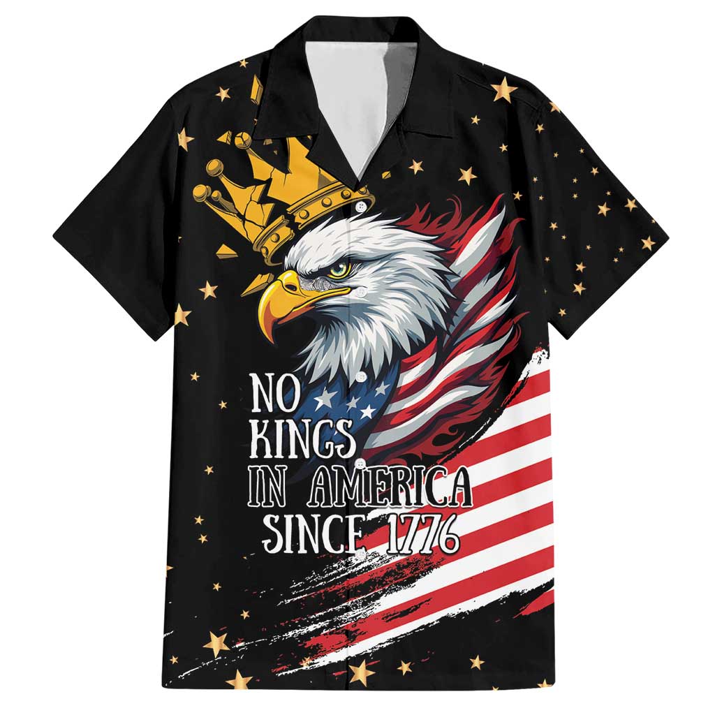 No Kings In America Since 1776 Hawaiian Shirt We The People USA Flag - Wonder Print Shop