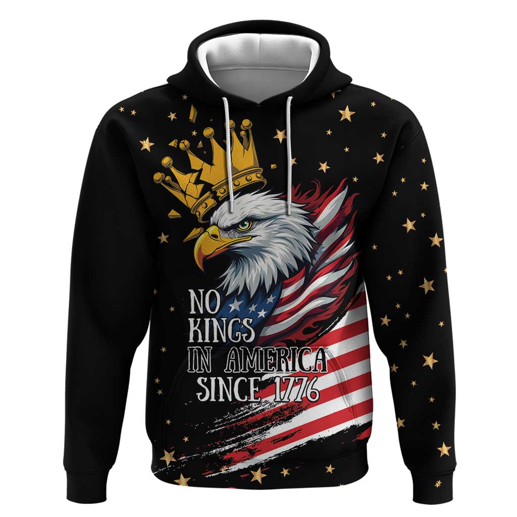 No Kings In America Since 1776 Hoodie We The People USA Flag - Wonder Print Shop