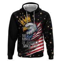 No Kings In America Since 1776 Hoodie We The People USA Flag - Wonder Print Shop
