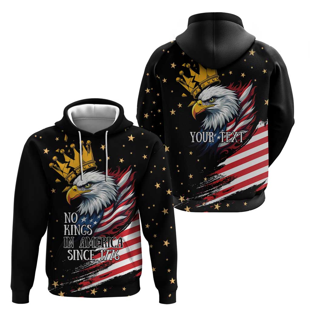 No Kings In America Since 1776 Hoodie We The People USA Flag - Wonder Print Shop