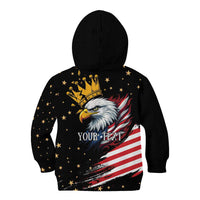 No Kings In America Since 1776 Kid Hoodie We The People USA Flag - Wonder Print Shop