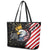 No Kings In America Since 1776 Leather Tote Bag We The People USA Flag - Wonder Print Shop