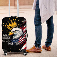 No Kings In America Since 1776 Luggage Cover We The People USA Flag - Wonder Print Shop