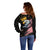 No Kings In America Since 1776 Off Shoulder Sweater We The People USA Flag - Wonder Print Shop