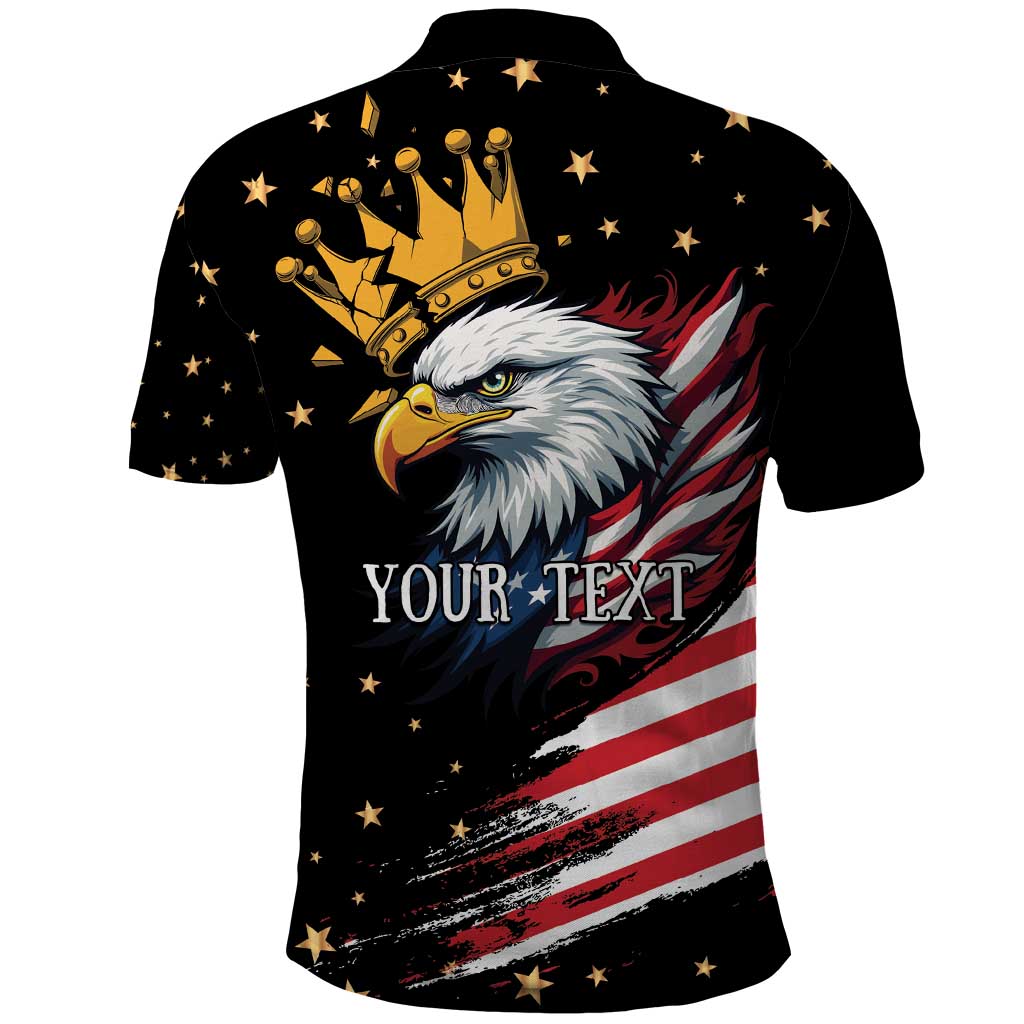 No Kings In America Since 1776 Polo Shirt We The People USA Flag - Wonder Print Shop