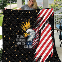 No Kings In America Since 1776 Quilt We The People USA Flag - Wonder Print Shop