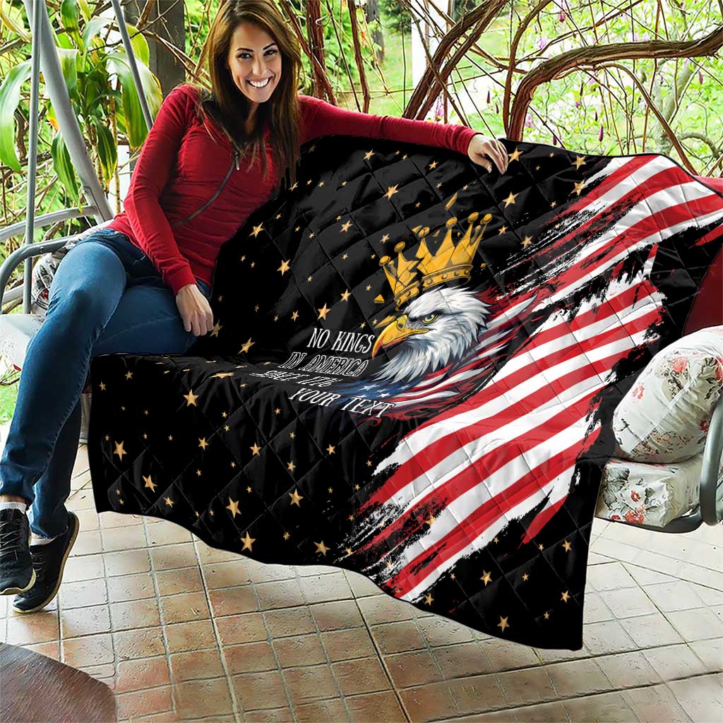 No Kings In America Since 1776 Quilt We The People USA Flag - Wonder Print Shop