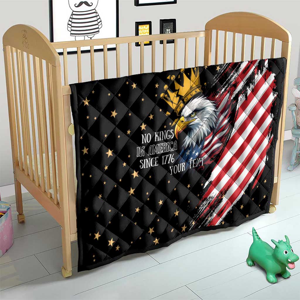 No Kings In America Since 1776 Quilt We The People USA Flag - Wonder Print Shop