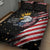 No Kings In America Since 1776 Quilt Bed Set We The People USA Flag - Wonder Print Shop