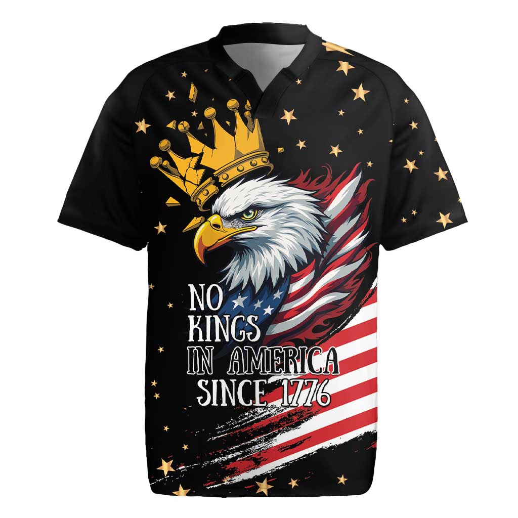 No Kings In America Since 1776 Rugby Jersey We The People USA Flag - Wonder Print Shop