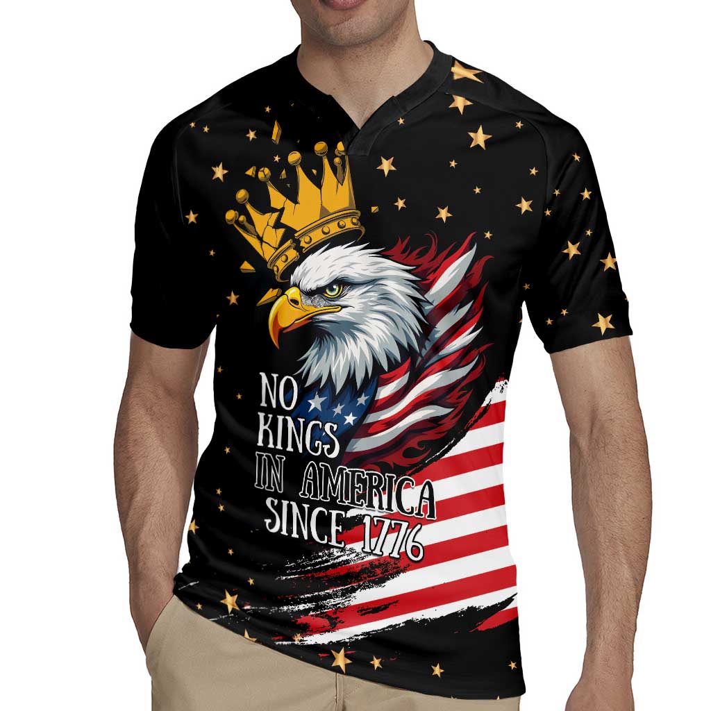 No Kings In America Since 1776 Rugby Jersey We The People USA Flag - Wonder Print Shop