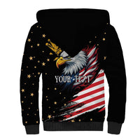 No Kings In America Since 1776 Sherpa Hoodie We The People USA Flag - Wonder Print Shop