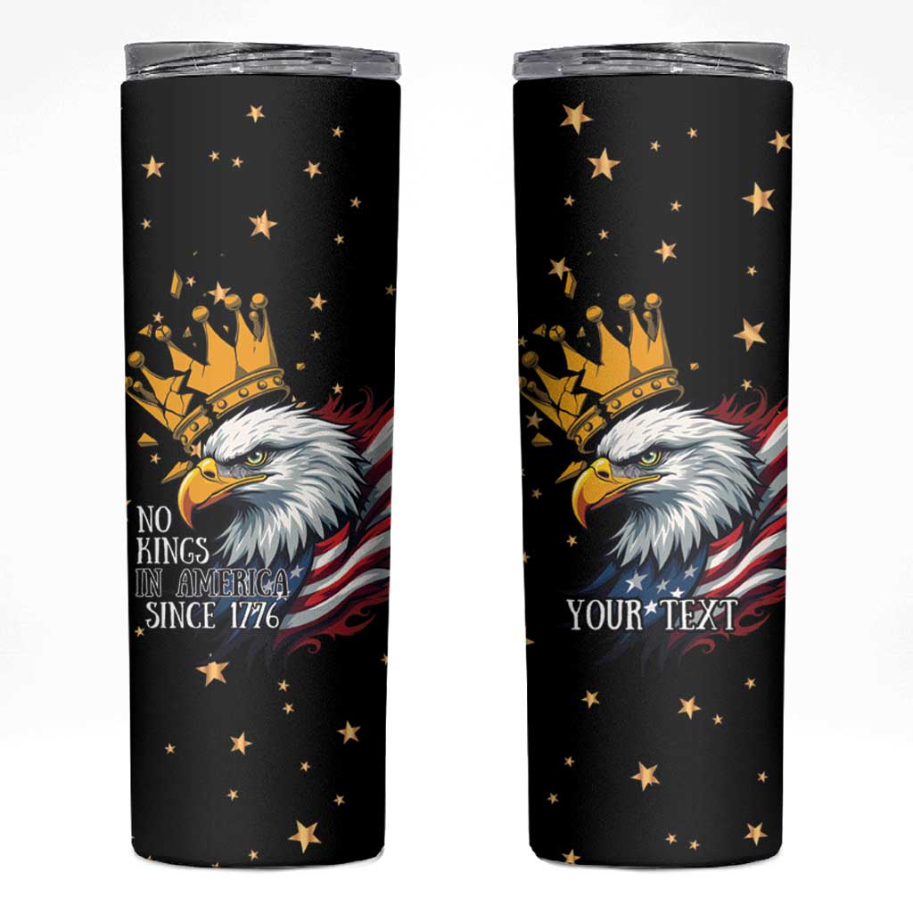 No Kings In America Since 1776 Skinny Tumbler We The People USA Flag - Wonder Print Shop