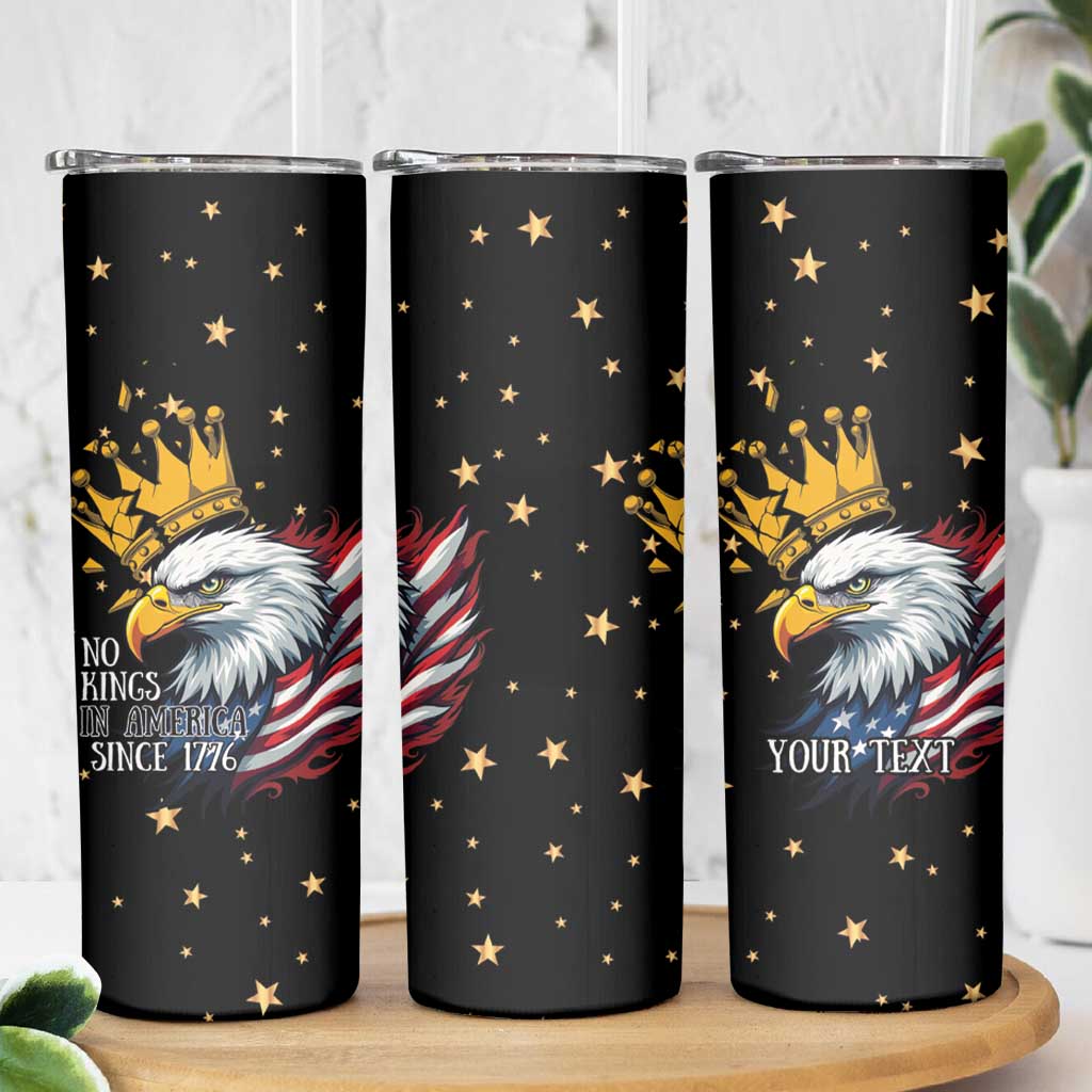 No Kings In America Since 1776 Skinny Tumbler We The People USA Flag - Wonder Print Shop