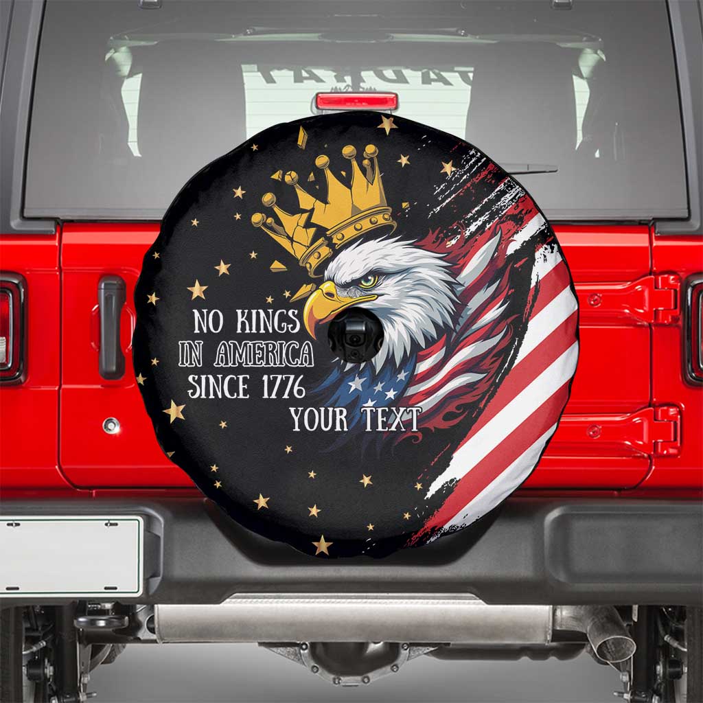 No Kings In America Since 1776 Spare Tire Cover We The People USA Flag - Wonder Print Shop