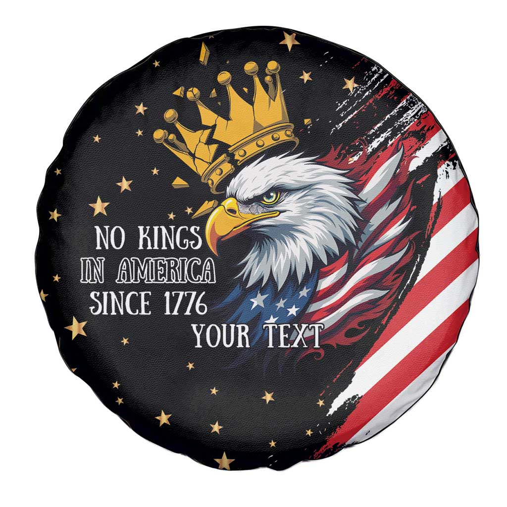 No Kings In America Since 1776 Spare Tire Cover We The People USA Flag - Wonder Print Shop
