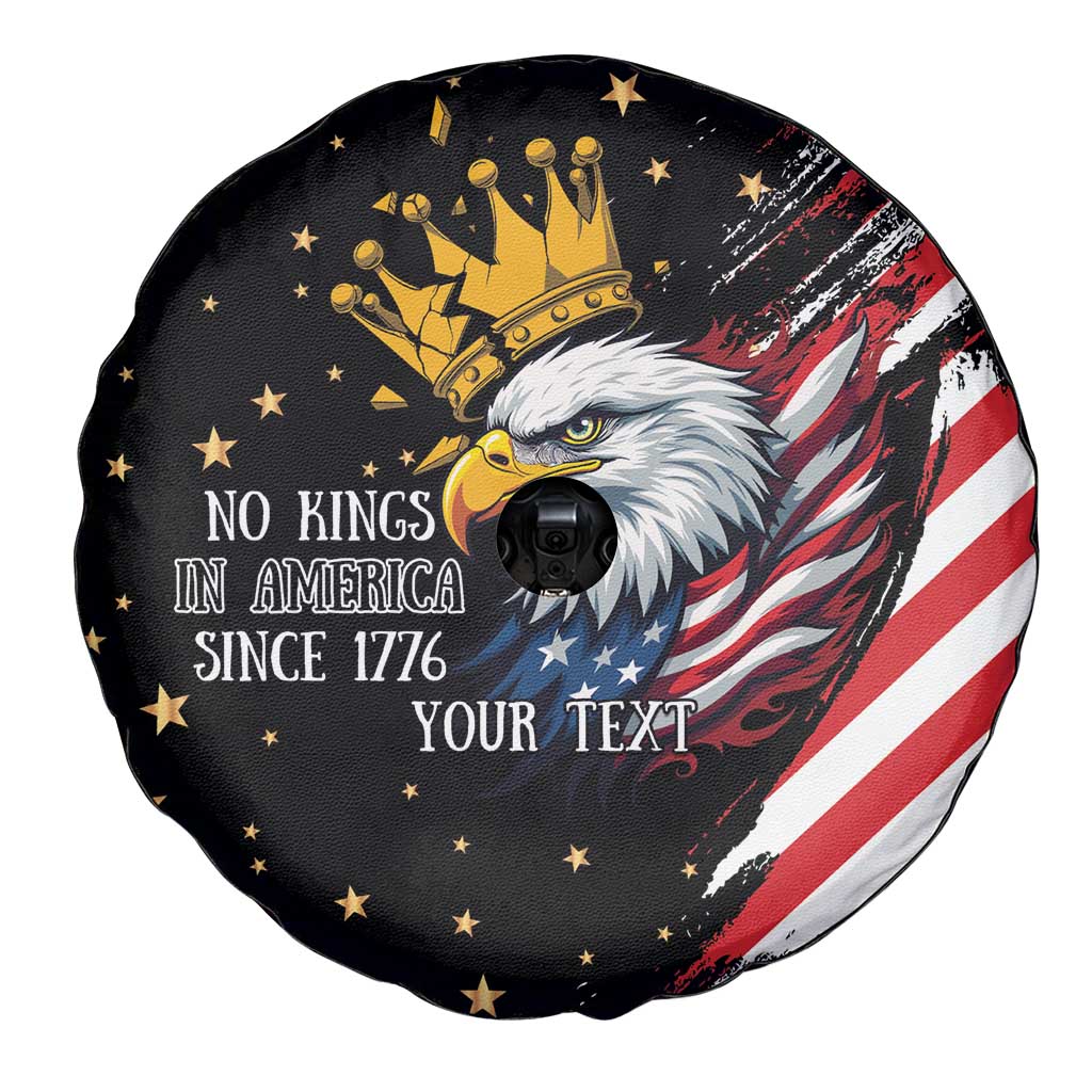 No Kings In America Since 1776 Spare Tire Cover We The People USA Flag - Wonder Print Shop