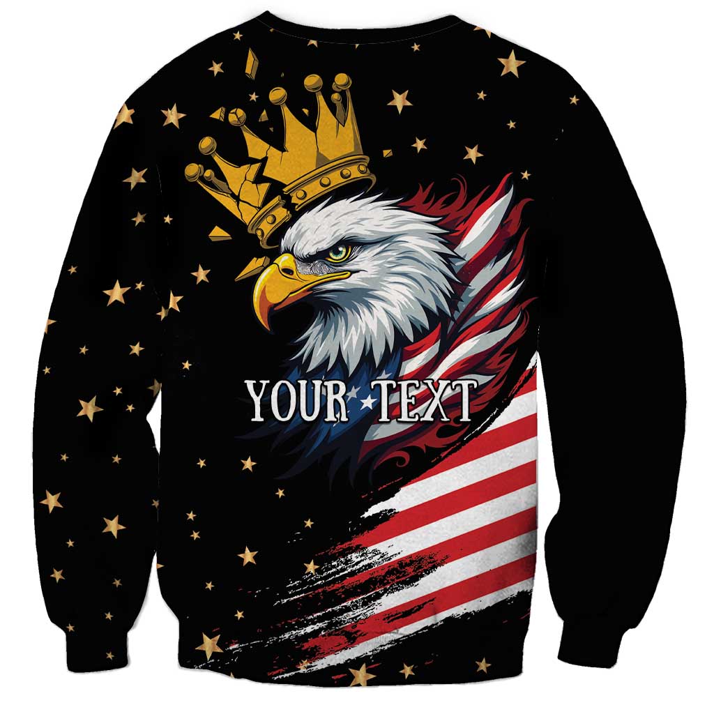 No Kings In America Since 1776 Sweatshirt We The People USA Flag - Wonder Print Shop