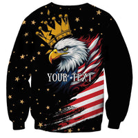 No Kings In America Since 1776 Sweatshirt We The People USA Flag - Wonder Print Shop